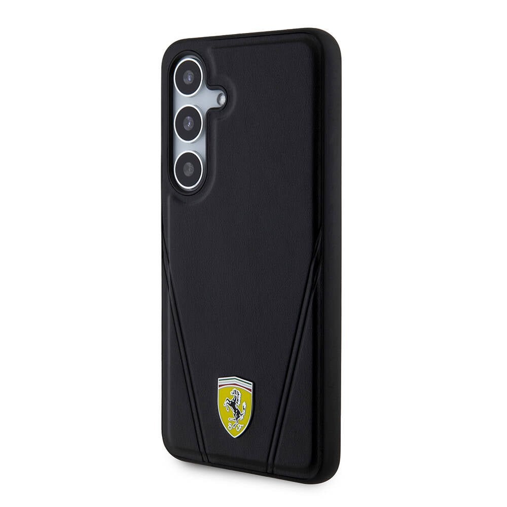 Ferrari Galaxy S24 Orjinal Lisanslı M-safe Şarj Özellikli Sıcak Baskı V Çizgili Deri Kılıf Ferrari Galaxy S24 Orjinal Lisanslı M-safe Şarj Özellikli Sıcak Baskı V Çizgili Deri Kılıf